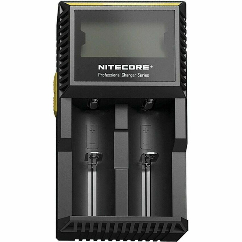 Nitecore Digicharger Battery Charger Independent Simultaneous LCD Panel Displays Made From ABS D2 -Nitecore - Survivor Hand Precision Knives & Outdoor Gear Store