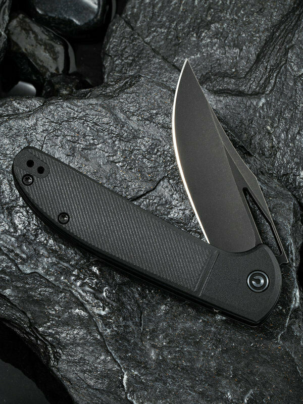 Civivi Ortis Linerlock Folding Knife 3.25" 9Cr18MoV Steel Blade Black FRN Handle C2013D -Civivi - Survivor Hand Precision Knives & Outdoor Gear Store