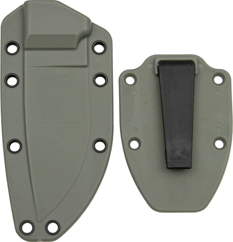 ESEE Model 3 Sheath With Boot Clip Foliage Green Molded Plastic Construction 40FGC -ESEE - Survivor Hand Precision Knives & Outdoor Gear Store
