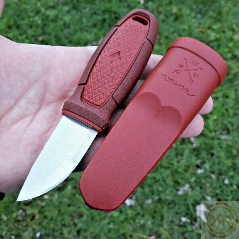 Mora Eldris Fixed Knife 2.5" 12C27 Stainless Blade Red Two Polymer Handle 01757 -Mora - Survivor Hand Precision Knives & Outdoor Gear Store