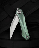 Bestech Knives Ivy Folding Knife 3" S35VN Steel Blade Green Titanium Handle KT2004D -Bestech Knives - Survivor Hand Precision Knives & Outdoor Gear Store