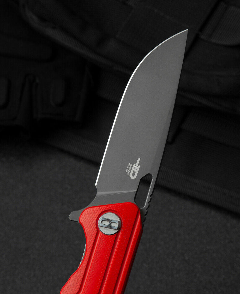 Bestech Knives Circuit Liner Folding Knife 3.25" K110 Tool Steel Blade Red G10 Handle G35C2 -Bestech Knives - Survivor Hand Precision Knives & Outdoor Gear Store