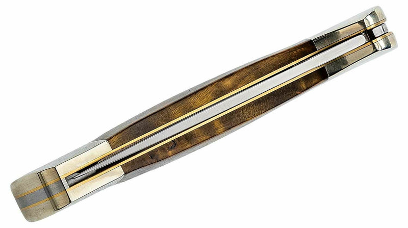 Boker 3000 Lockback Folding Knife 3.31" 440C Steel Blade Curly Birch Wood Handle 117100 -Boker - Survivor Hand Precision Knives & Outdoor Gear Store