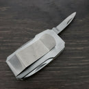 Frost Money Clip Pocket Knife 1.25" Stainless Steel Blade Bone/Stainless Handle 15447SB -Frost Cutlery - Survivor Hand Precision Knives & Outdoor Gear Store