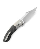 Bestech Knives BowieTie Folding Knife 3.5" Bohler M390 Steel Blade Titanium/Carbon Fiber Handle KT1906A -Bestech Knives - Survivor Hand Precision Knives & Outdoor Gear Store