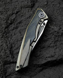 Bestech Knives Togatta Folding Knife 3.75" Bohler M390 Steel Blade Titanium/Timascus Handle KT2102E -Bestech Knives - Survivor Hand Precision Knives & Outdoor Gear Store