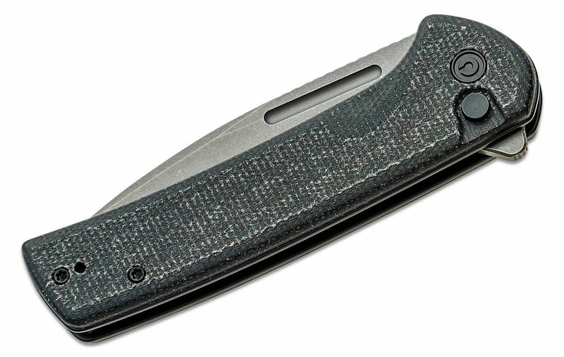 Civivi Conspirator Folding Knife 3.5" Nitro V Steel Blade Black Canvas Micarta Handle C210061 -Civivi - Survivor Hand Precision Knives & Outdoor Gear Store