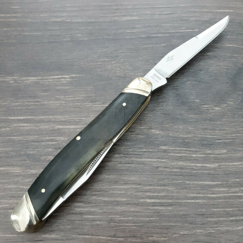 Rough Ryder Carnivore Jack Pocket Knife Stainless Steel Blades Black Smooth Bone Handle 2020 -Rough Ryder - Survivor Hand Precision Knives & Outdoor Gear Store