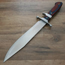 Frost Cutlery Bowie Fixed Knife 10" Stainless Clip Point Blade Frostwood Handle 18316FW -Frost Cutlery - Survivor Hand Precision Knives & Outdoor Gear Store