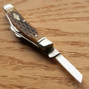 Rough Ryder Congress Pocket Knife Stainless Steel Blades Amber Jigged Bone Handle 053 -Rough Ryder - Survivor Hand Precision Knives & Outdoor Gear Store