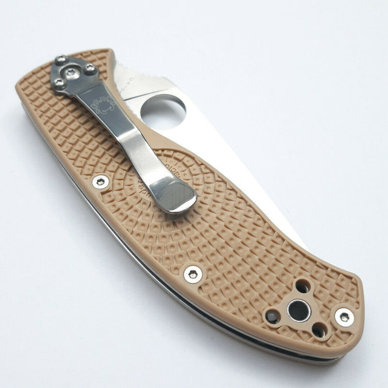 Spyderco Tenacious Linerlock Folding Knife 3.38" 8Cr13MoV Steel Blade FRN Handle 122PSTN -Spyderco - Survivor Hand Precision Knives & Outdoor Gear Store