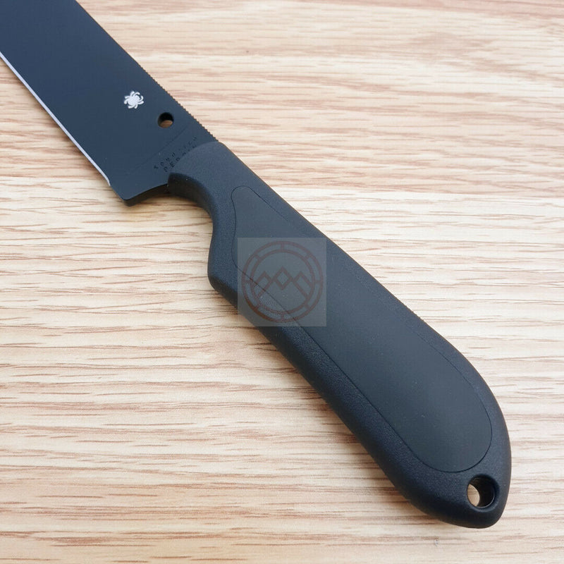 Spyderco Street Bowie Fixed Knife 5" VG-10 Steel Blade Black FRN/Rubber Insert Handle FB04PBB -Spyderco - Survivor Hand Precision Knives & Outdoor Gear Store