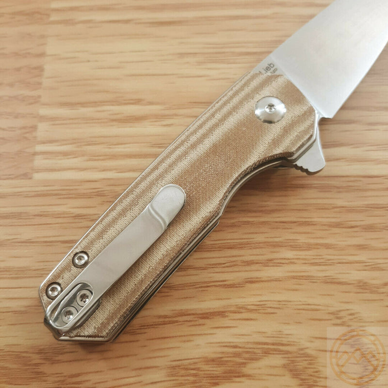 Kizer Cutlery Lieb Folding Knife 2.5" N690 Steel Blade Brown Micarta Handle V2541N4 -Kizer Cutlery - Survivor Hand Precision Knives & Outdoor Gear Store