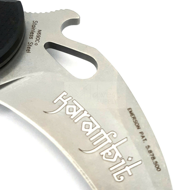 Fox Karambit Folding Knife 3" Stonewash Finish N690Co Steel Blade Black G10 Handle X479SW -Fox - Survivor Hand Precision Knives & Outdoor Gear Store