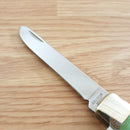 Frost Cutlery Trapper Pocket Knife Stainless Steel Blades Smooth Bone Handle 18812GSB -Frost Cutlery - Survivor Hand Precision Knives & Outdoor Gear Store