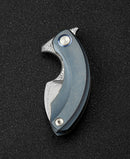 Bestech Strelit Framelock Folding Knife 2.13" Damascus Steel Blade Titanium Handle KT2103I -Bestech Knives - Survivor Hand Precision Knives & Outdoor Gear Store