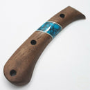 Condor River Wooden Kit Fixed Knife 3.5" Natural Wood Blade Walnut/Turquoise Handle 282935HI -Condor - Survivor Hand Precision Knives & Outdoor Gear Store