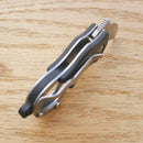 Fox Mini-Ka Linerlock Folding Knife 1" 420 Steel Hawkbill Blade Black FRN Handle 535 -Fox - Survivor Hand Precision Knives & Outdoor Gear Store