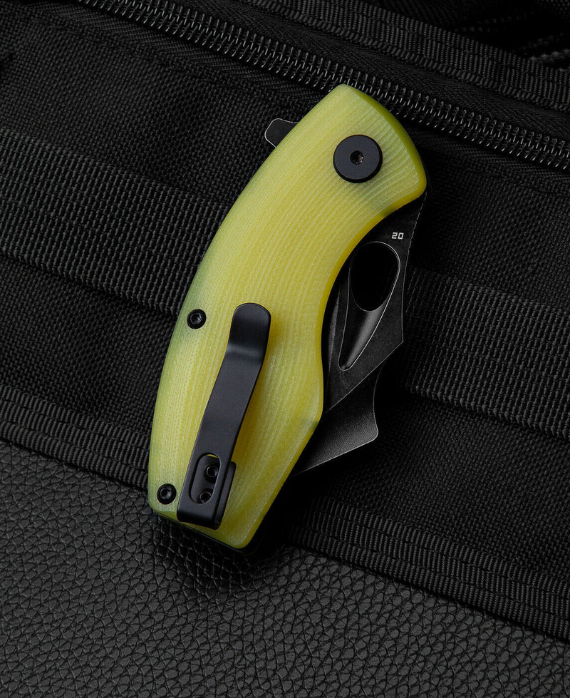 Bestech Knives Lizard Linerlock Folding Knife 2.5" D2 Tool Steel Blade Lime G-10 Handle KG39F -Bestech Knives - Survivor Hand Precision Knives & Outdoor Gear Store