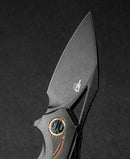 Bestech Knives Nuke Frame Folding Knife 2.63" M390 Steel Blade Titanium/G10 Handle T2107E -Bestech Knives - Survivor Hand Precision Knives & Outdoor Gear Store