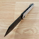 Kansept Knives Bulldozer Folding Knife 3.75" D2 Tool Steel Blade Brown Micarta Handle 1028A1 -Kansept Knives - Survivor Hand Precision Knives & Outdoor Gear Store