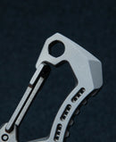 Bestech Knives Carabiner Gray Titanium One Piece Construction With Bottle Opener M15A -Bestech Knives - Survivor Hand Precision Knives & Outdoor Gear Store