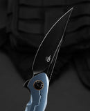 Bestech Knives Marukka Frame Folding Knife 3.63" Bohler M390 Steel Blade Blue Titanium Handle KT2002B -Bestech Knives - Survivor Hand Precision Knives & Outdoor Gear Store