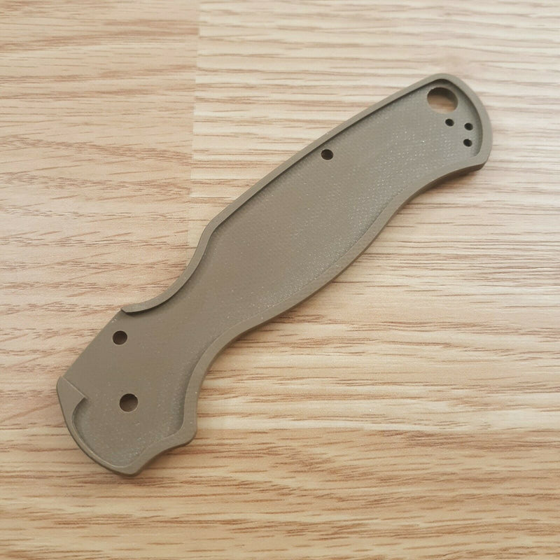 Flytanium PM2 Lotus Scales Uses Hardware From Stock Knife Earth Brown G10 Construction 815 -Flytanium - Survivor Hand Precision Knives & Outdoor Gear Store