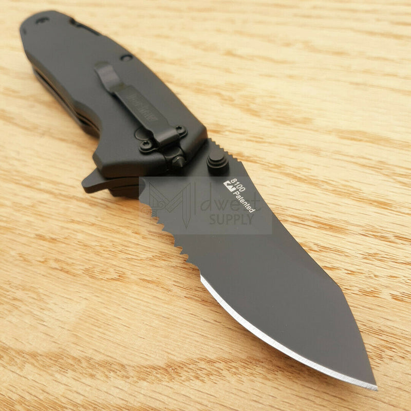 Kershaw Funxion EMT Folding Knife 3" 8Cr13MoV Steel Blade Black Nylon Handle 8100 -Kershaw - Survivor Hand Precision Knives & Outdoor Gear Store