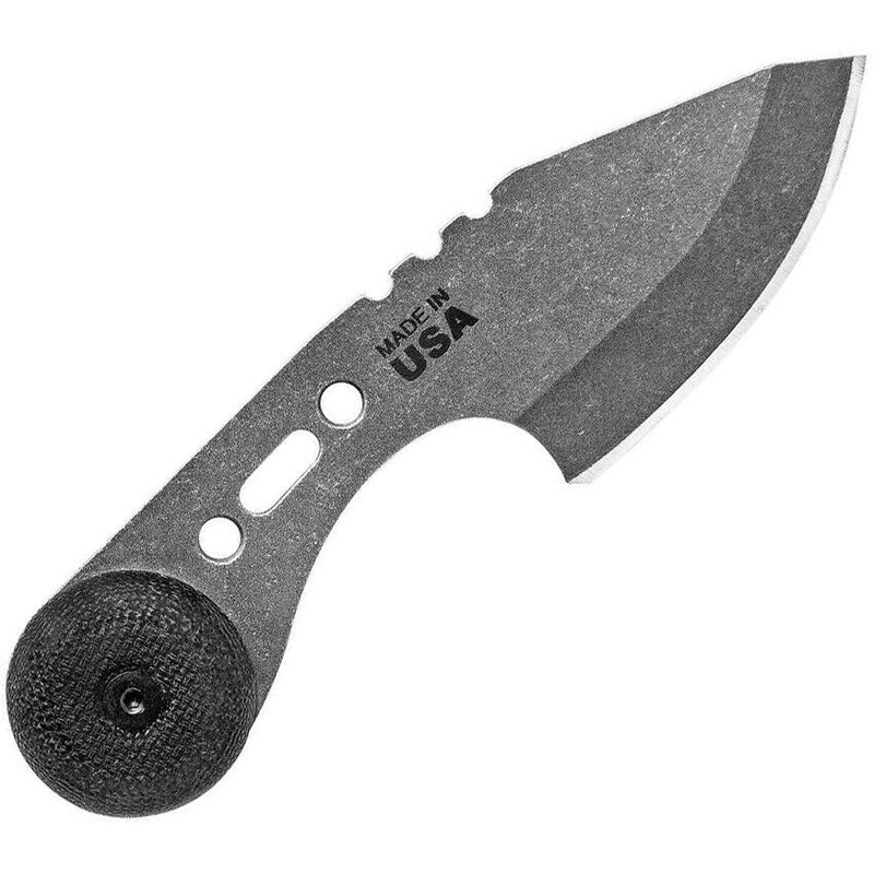 TOPS 3 Bros Neck Fixed Knife 2" 1095HC Steel Blade Black Canvas Micarta Handle 3BR01 -TOPS - Survivor Hand Precision Knives & Outdoor Gear Store