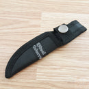 Frost Cutlery Fixed Knife 4" Stainless Steel Blade Stag Bone Resin/Nickel Silver Guard/Aluminum Pommel Handle W600SBR -Frost Cutlery - Survivor Hand Precision Knives & Outdoor Gear Store