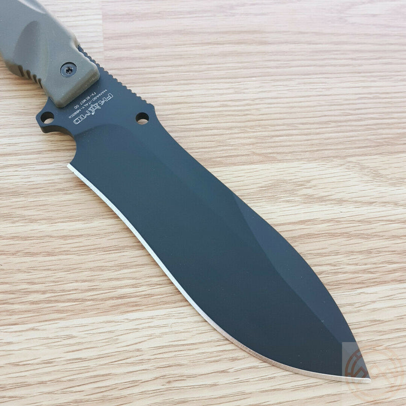 Fox Rimor Fixed Knife 6.88" Bohler N690 Steel Full Tang Blade OD Green FRN Handle 9CM07OD -Fox - Survivor Hand Precision Knives & Outdoor Gear Store