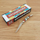 Rough Ryder Toothpick Folding Knife 440B Steel Blade Stone/Abalone/MOP/Malachite 2417 -Rough Ryder - Survivor Hand Precision Knives & Outdoor Gear Store