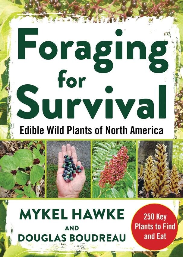 Foraging For Survival Book Techniques Edible Bugs Grubs Poison Paperback 195pg 414 -Books - Survivor Hand Precision Knives & Outdoor Gear Store