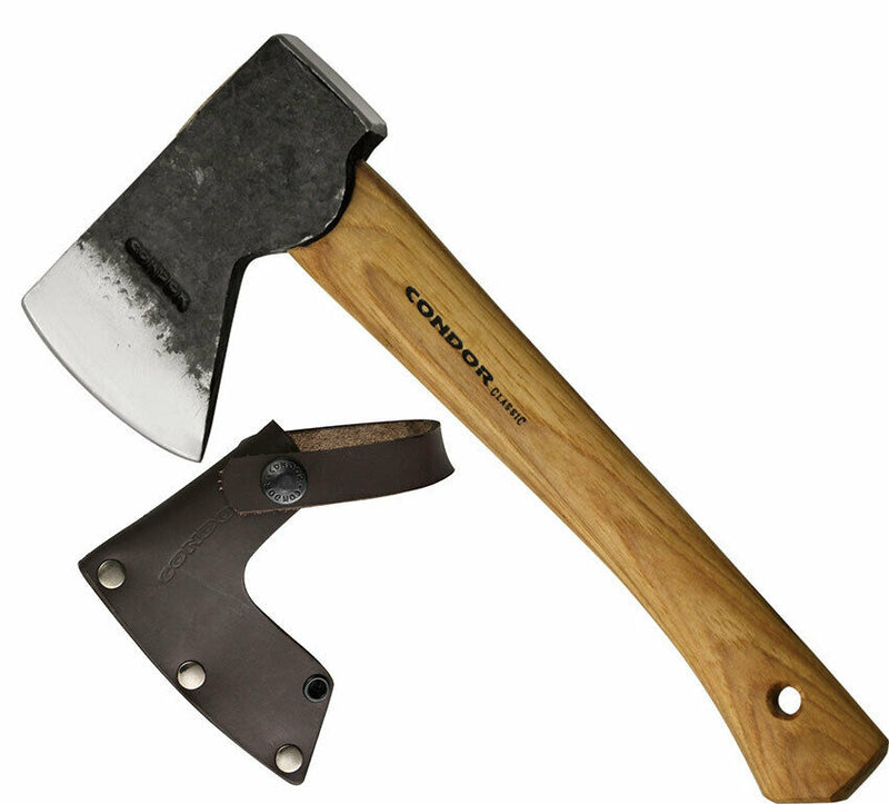 Condor Scout Hatchet 4.5" 1045HC Steel Axe Head American Hickory Handle TK4053C10 -Condor - Survivor Hand Precision Knives & Outdoor Gear Store