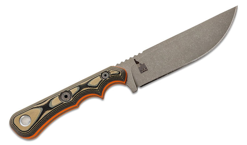 TOPS Muley Combo Kydex Fixed Knife 154CM Steel Full Blades Tan / Black G10 Handles MCMB02 -TOPS - Survivor Hand Precision Knives & Outdoor Gear Store