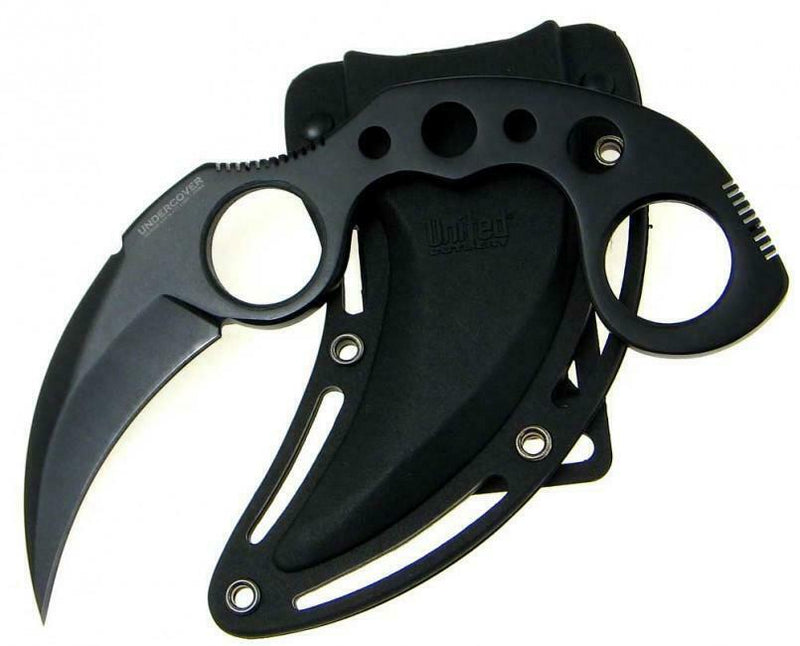 United Cutlery Undercover Fixed Knife 2.75" Karambit Stainless Steel Construction 1466B -United Cutlery - Survivor Hand Precision Knives & Outdoor Gear Store