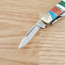 Rough Ryder Congress Pocket Knife Stainless Steel Blades Turquoise/MOP/Stone Handle 2405 -Rough Ryder - Survivor Hand Precision Knives & Outdoor Gear Store