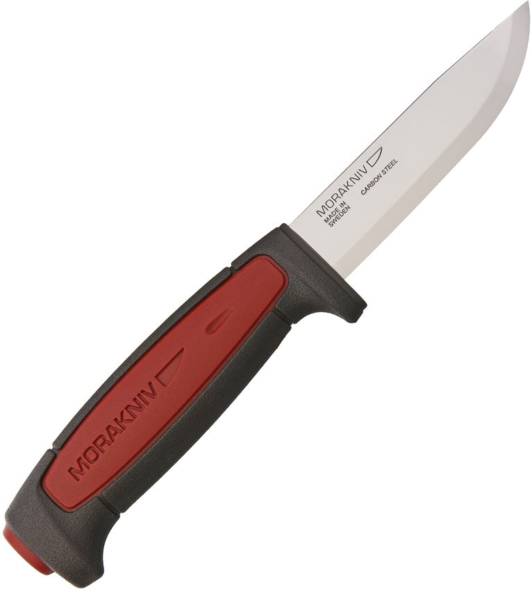 Mora Pro C Fixed Knife 3.62" Carbon Steel Blade Red / Gray Rubberized Handle 01508 -Mora - Survivor Hand Precision Knives & Outdoor Gear Store