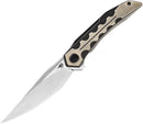 Bestech Knives Samari Frame Folding Knife 3.88" Bohler M390 Steel Blade Titanium Handle KT2009D -Bestech Knives - Survivor Hand Precision Knives & Outdoor Gear Store