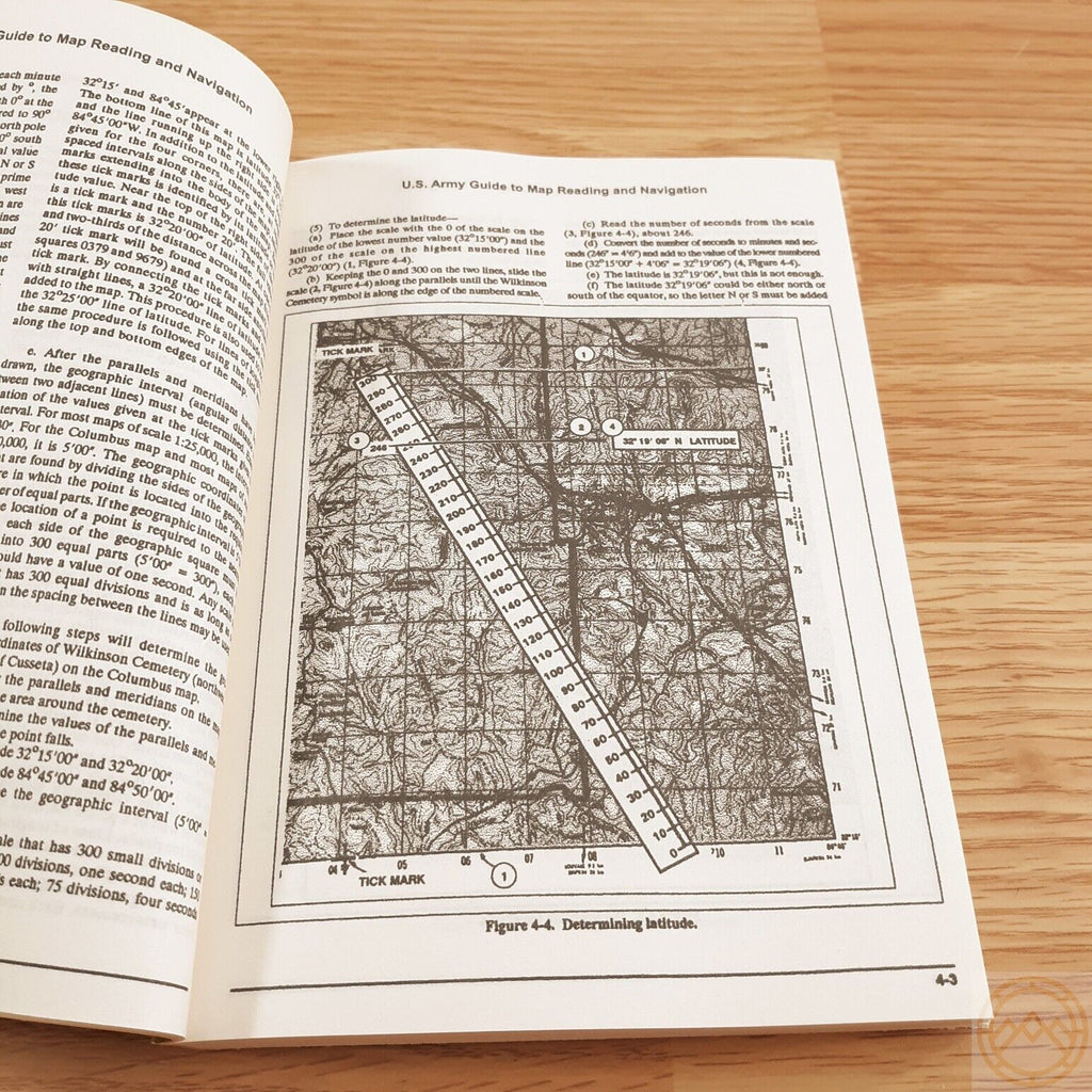 Army Map Reading Example U.S. Army Guide To Map Reading Book Every Aspect Land Navigation Illus