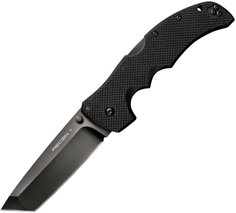 Cold Steel Recon 1 Lockback Folding Knife 4" CPM S35VN Steel Blade Black G10 Handle 27BT -Cold Steel - Survivor Hand Precision Knives & Outdoor Gear Store