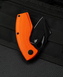 Bestech Knives Lizard Liner Folding Knife 2.5" D2 Tool Steel Blade Orange G-10 Handle KG39D -Bestech Knives - Survivor Hand Precision Knives & Outdoor Gear Store