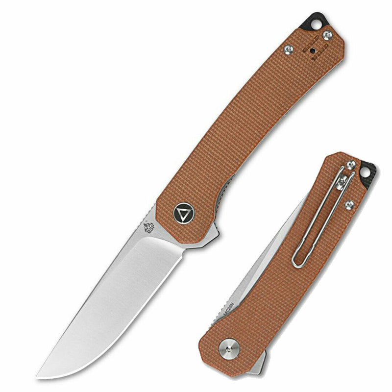 QSP Knife Osprey Linerlock Folding Knife 3.25" 14C28N Steel Blade Micarta Handle 139A -QSP Knife - Survivor Hand Precision Knives & Outdoor Gear Store