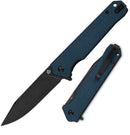 QSP Knife Mamba Linerlock Folding Knife 3.5" D2 Tool Steel Blade Blue Micarta Handle 111H2 -QSP Knife - Survivor Hand Precision Knives & Outdoor Gear Store