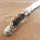 Rough Ryder Canoe Pocket Knife 440 Steel Spear And Pen Blades Imitation Stag Handle 2359 -Rough Ryder - Survivor Hand Precision Knives & Outdoor Gear Store