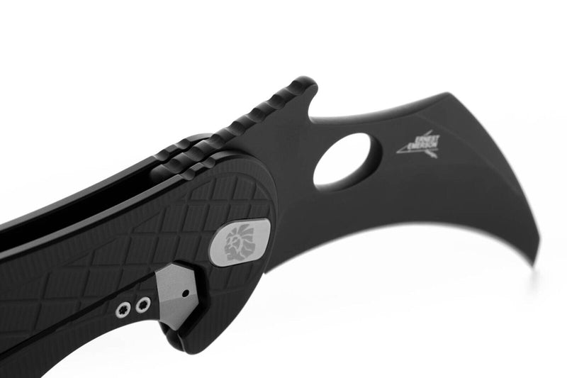 LionSTEEL L.E.ONE Framelock Folding Knife 3.25" CPM MagnaCut Steel Blade Black Aluminum Handle LE1ABB -LionSTEEL - Survivor Hand Precision Knives & Outdoor Gear Store
