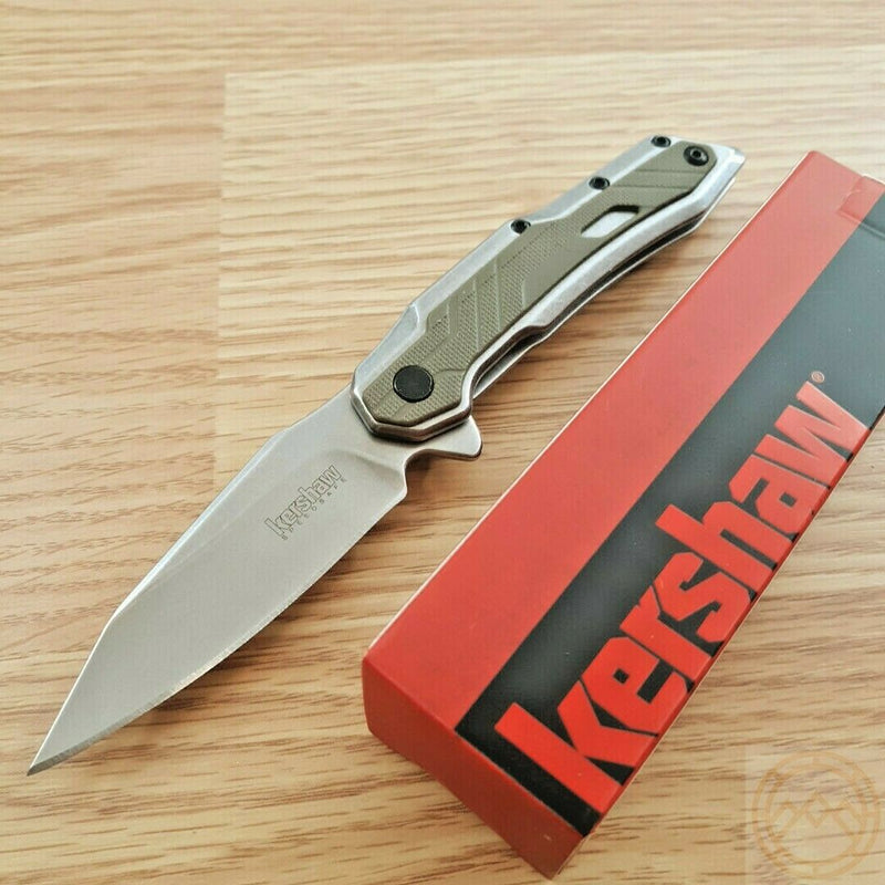Kershaw Salvage Folding Knife 3" 8Cr13MoV Steel Blade Stainless Steel / GFN Handle 1369 -Kershaw - Survivor Hand Precision Knives & Outdoor Gear Store