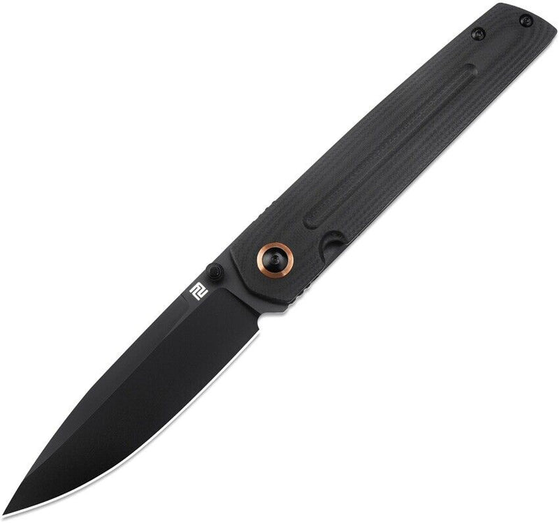 Artisan Sirius Liner Folding Knife 3.54" AR-RPM9 Steel Blade Black G-10 Handle Z1849PBBK -Artisan - Survivor Hand Precision Knives & Outdoor Gear Store