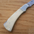 Rough Ryder Lockback Folding Knife Stainless Steel Blade White Smooth Bone Handle 135 -Rough Ryder - Survivor Hand Precision Knives & Outdoor Gear Store